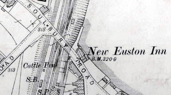 New Euston Inn on 1901 map